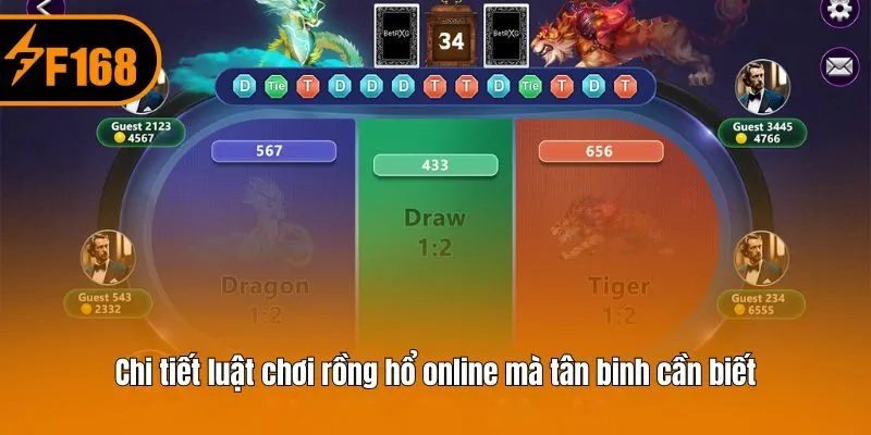 Chi tiết luật chơi rồng hổ online mà tân binh cần biết